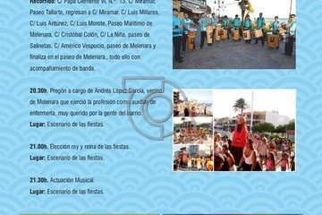 Programa de las fiestas de Melenara 2022/TA.